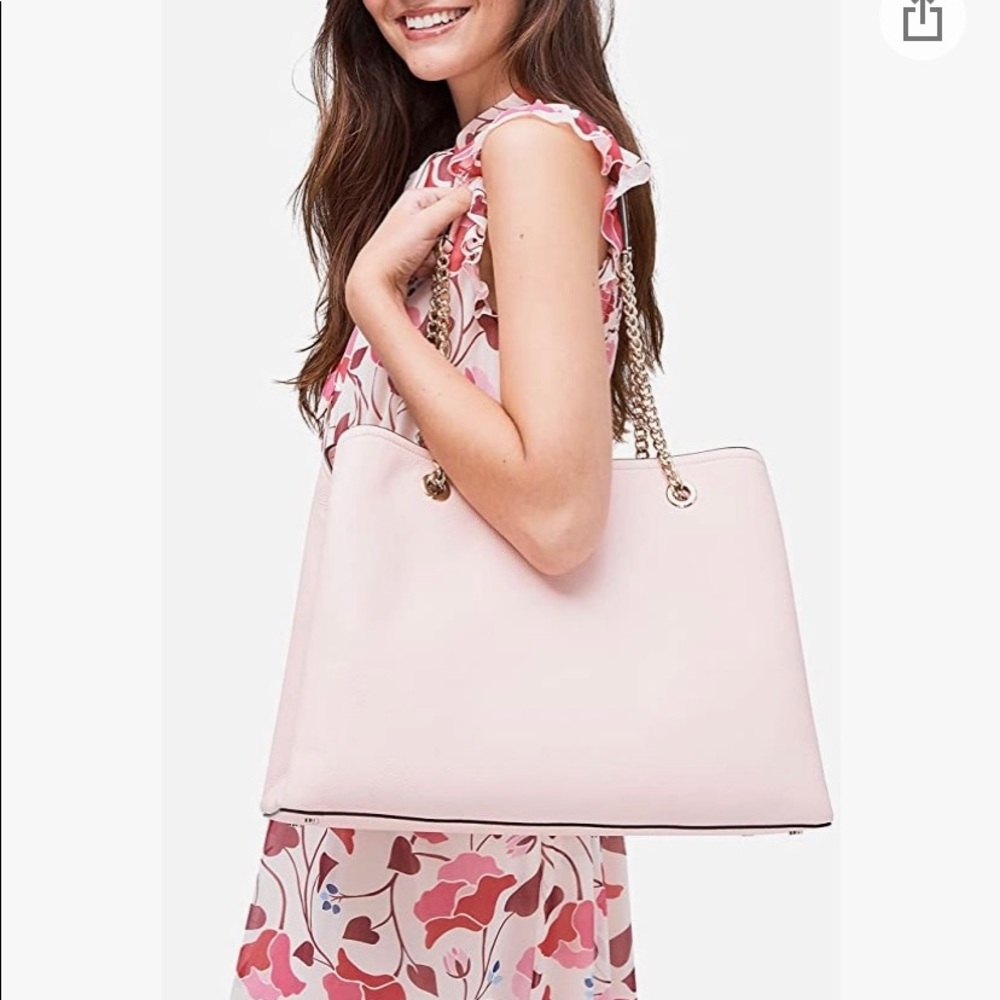 Large light pink Kate Spade purse